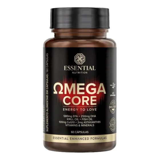 Ômega Core Krill + Coq 10 60 Caps Essential Nutrition