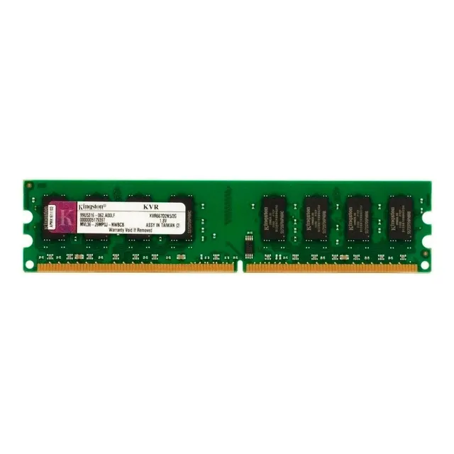 Memoria RAM ValueRAM color verde 2GB 1 Kingston KVR667D2N5/2G