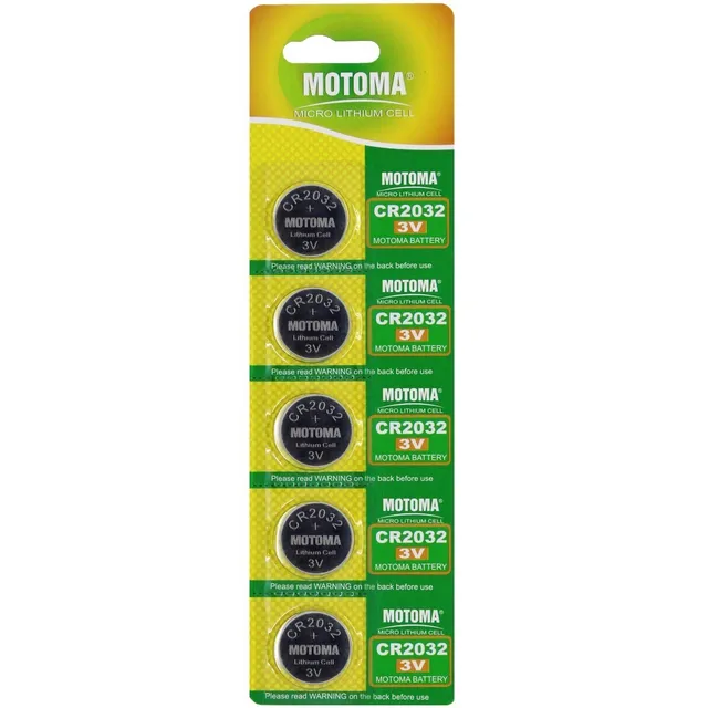 5 X Pilas Boton Cr2032 Motoma 2032 - 240mah San Martin 