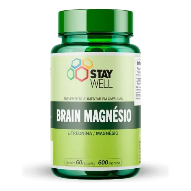 Magnesio L-treonato 500mg Puro Original - 60 Cápsulas
