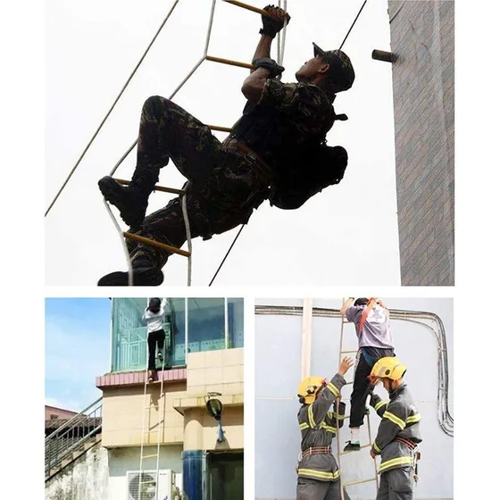 Fylzw Escalera Emergencia Cuerda Escape Incendio Casa 2