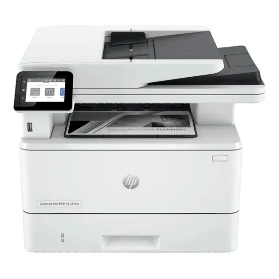 Impresora Multifunción Mpf Hp Laserjet 4103fdw Wifi Negro