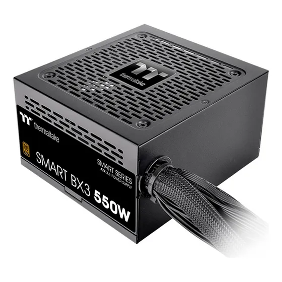 Fuente Thermaltake Smart Bx3 550w 80 Plus Bronze No Modular Color Negro