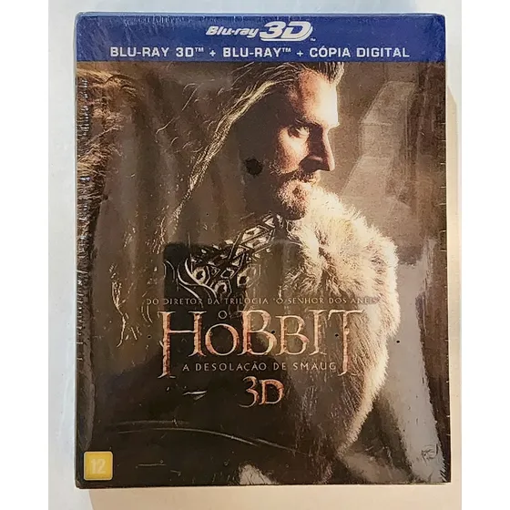 Blu-ray O Hobbit A Desolação De Smaug 3d 2d Lacrado 4 Discos