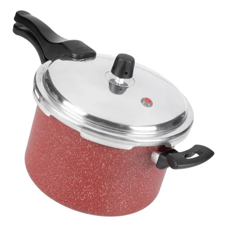 Panela De Pressão Fast Fechamento Externo 4,5l Nacional Vermelho