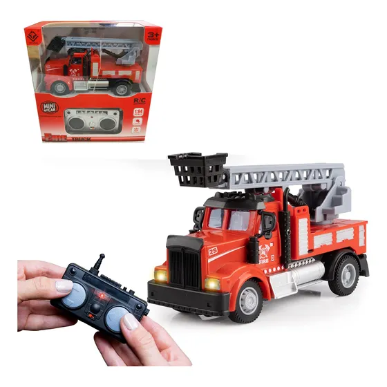 Mini Camion A Radio Control Remoto R/c 1:64 14cm Con Luces