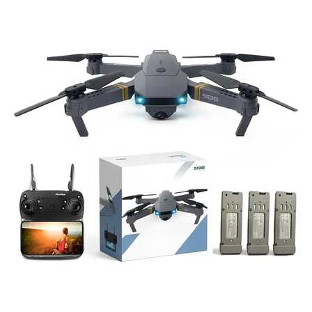 Drone 998 Pro Mini Con Cámara Hd Y Batería Incluida Negro