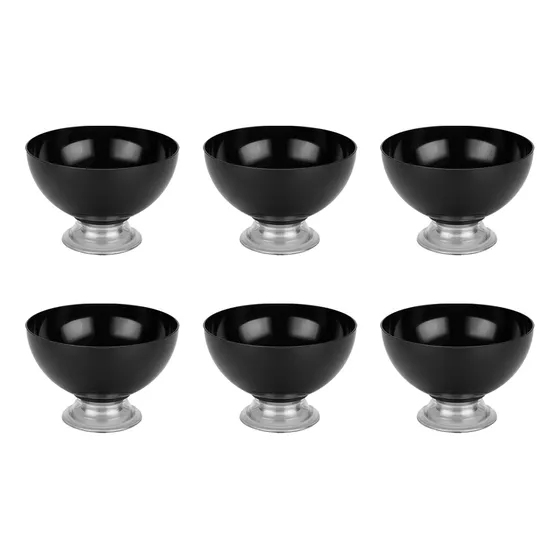 Kit Jogo Conjunto Taça Sobremesa Sorvete Açaí 380ml Colorido