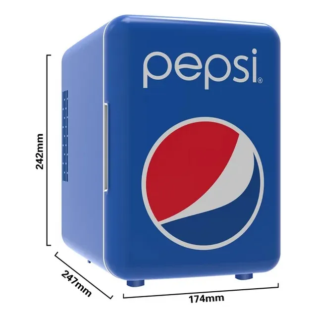 Mini Refrigerador Portátil Retro Pepsi 