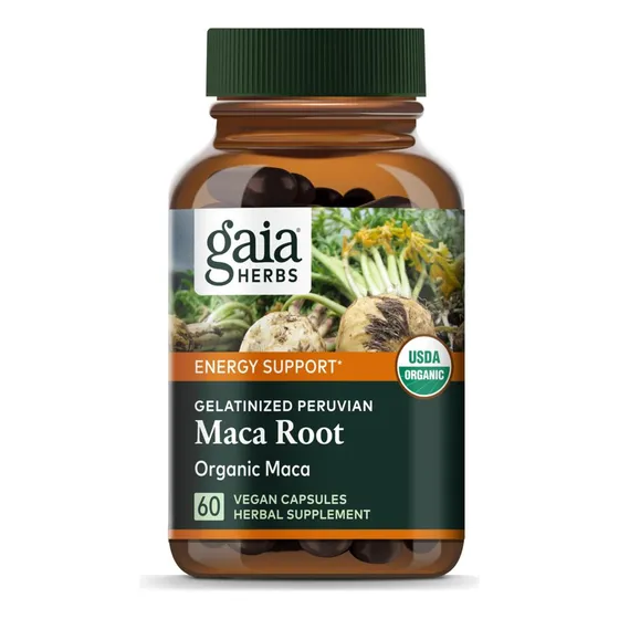 Raíz De Maca De Hierbas Gaia - Suplemento De Energía Natural