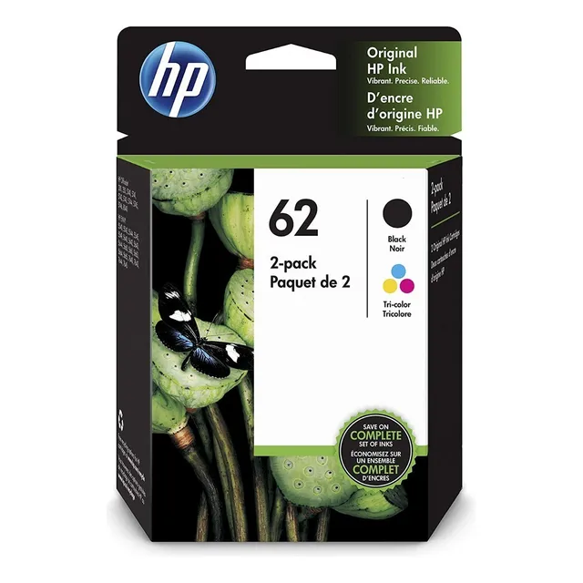 Cartuchos De Tinta Hp 62 Negro Y Tricolor C2p04an, C2p06an