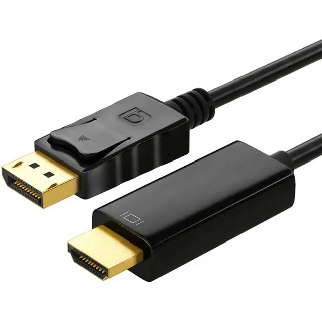 Cable Adaptador Dp Display Port Macho A Hdmi Macho 4k 1.8m