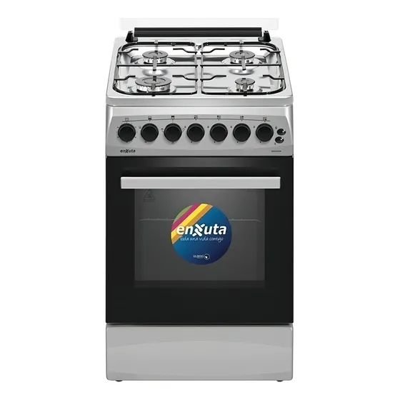 Cocina Enxuta Cenx5544i 4 Hornallas Puerta Con Visor Color I