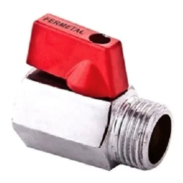 Llave De Arresto 1/2 X1/2 De Metal Marca Fermetal