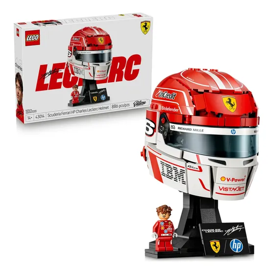 Lego Editions Scuderia Ferrari Charles Leclerc Casco 43014