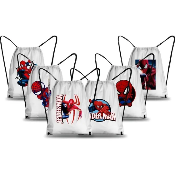 Pack De 6 Mochilas Spiderman