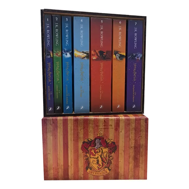 Pack Harry Potter Saga Copleta  1-7 Mas Caja Gryffindor