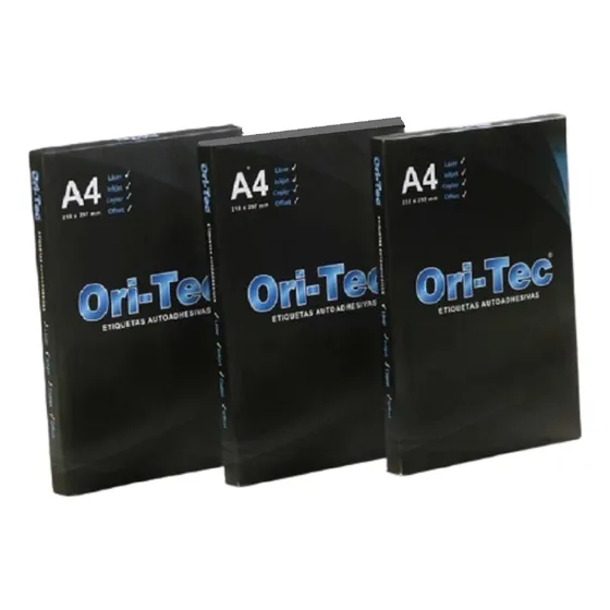 Etiquetas Circulares Autoadhesivas Blancas Ori-tec A4 100hjs