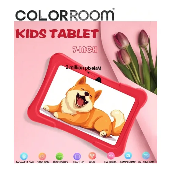 Tablet Android 32gb 2ram Para Niños, Wi-fi, Antigolpe