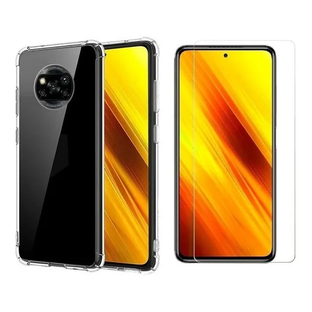 Mica + Funda Acrigel Airbag Xiaomi Poco X3 Pro / Nfc