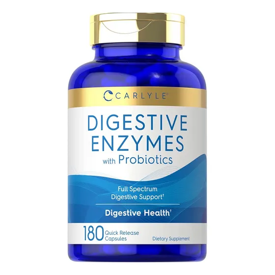 Carlyle Enzimas Digestivas Probióticos 180 Cáp