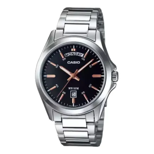 Relógio Casio MTP B185D-1A, Analógico e com Calendário | MercadoLivre