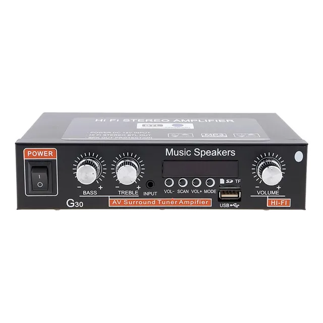 Amplificador De Potencia Digital Inteligente De 2 Canales