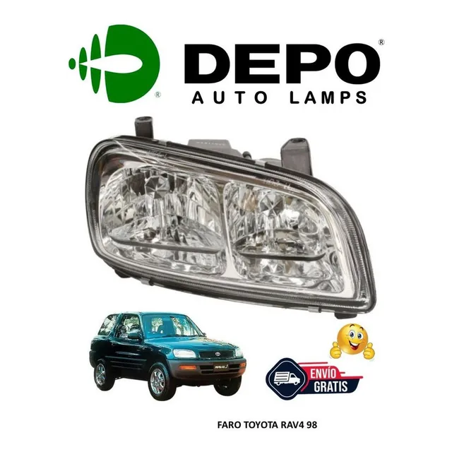 Faro Izquierdo Toyota Rav 4 98 Depo