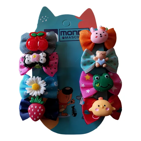 Moños Perros  8 Unidades
