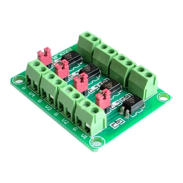 Modulo Optoacoplador 4 Canales Pc817 6-30v Optoaislador