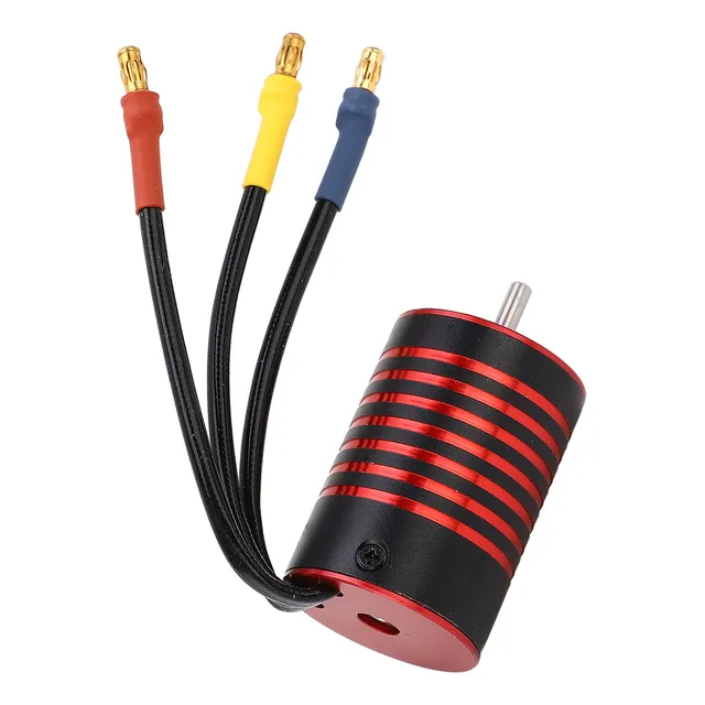 Motor Sin Escobillas Para Coche Rc 1/14 1/16 De 4 Polos Para