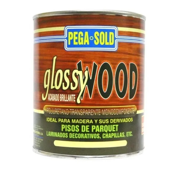 Poliuretano Transparente Glossywood Pega Sold Galon