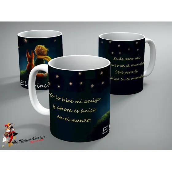 Taza De Ceramica El Principito Deluxe
