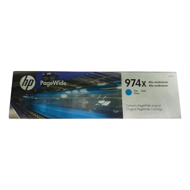 L0r87al  Cartucho De Tinta Cyan Page Wide 974x