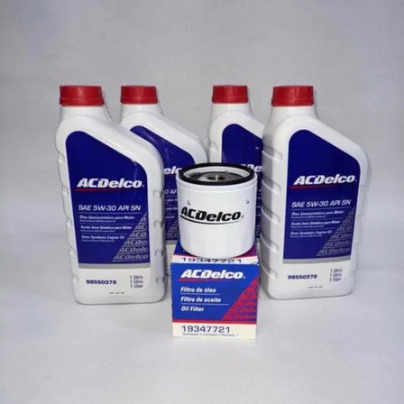 Kit Troca Oleo 5w30 Semi-sintético + Filtro De Óleo Gm Kit Troca Oleo 5w30 Semi-sintético + Filtro De Óleo Gm