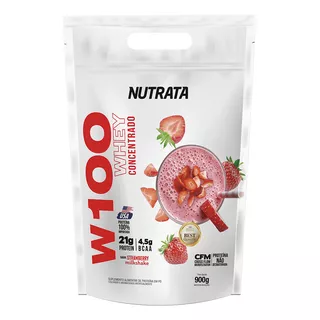 Whey Concentrado W100 Refil 900g Sabores Nutrata Whey Concentrado W100 Refil 900g Sabores Nutrata