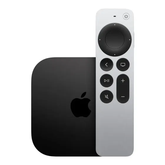 Apple TV 4K (Wi‑Fi + Ethernet) A2843 de voz 3.ª generación 2022 4K 128GB negro | Cuotas sin interés