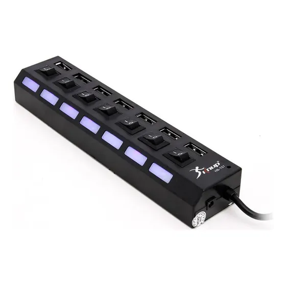 Hub Usb 7 Portas 2.0 Knup Hb-t57 - Alta Velocidade