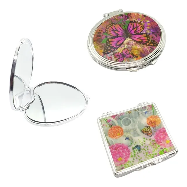 Espejo Holográfico X 20 Mariposas Cartera Spa Souvenirs 