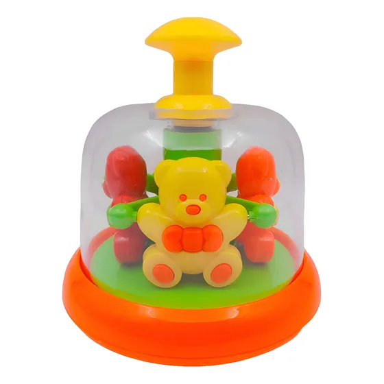 Juguete Carrusel Musical Didáctico Para Bebe Con Osos