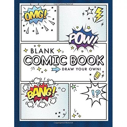 Libro: Blank Comic Book (draw Your Own Comics): A Large Note