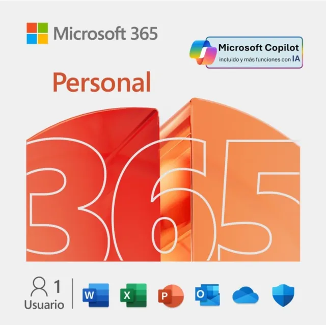 Microsoft 365 / Office 365 Personal - 5 Dispositivos 1 Año 