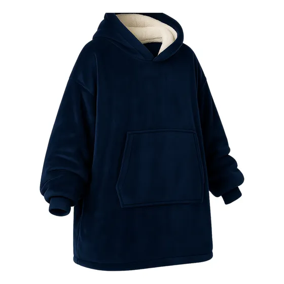 Manta Capucha Poleron De Invierno Sueter Sherpa Unisex