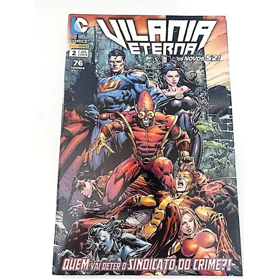Hq Vilania Eterna Dc Os Novos 52 Vol 2 Panini 