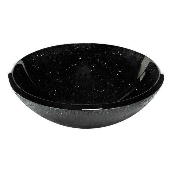 Bacha Redonda De Apoyo Dune Cosmic 42 Cm Vidrio