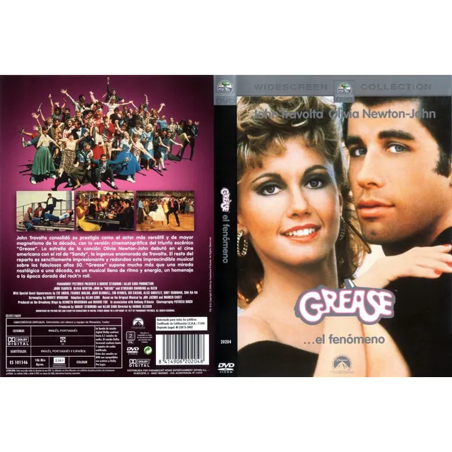 Grease - John Travolta - Olivia Newton John - Dvd
