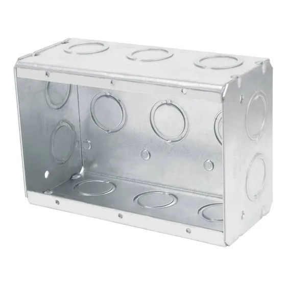 Chalupa 4'' X 6'' Acero Triple Voltech 47312 Color Gris