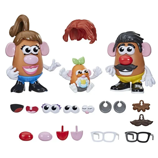 Set de figuras de acción Hasbro POTATO HEAD Potato Head Familia Potato Head - 45 piezas