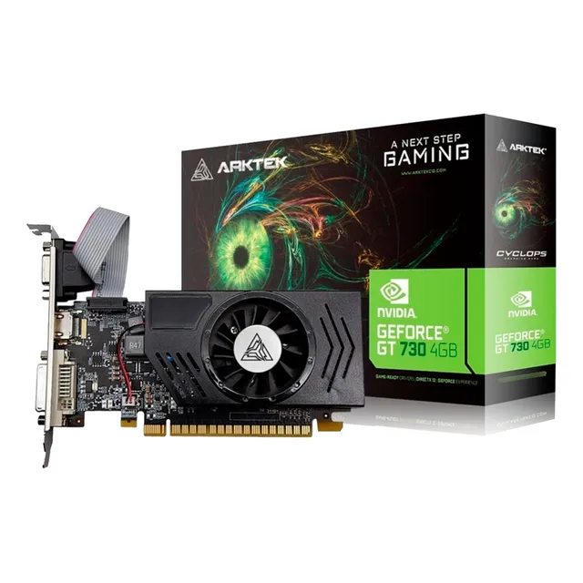 Tarjeta De Video Arktek Nvidia Gt730 4gb Hdmi Dvi Vga Ddr3.