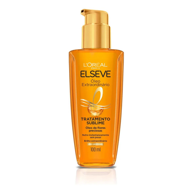 L'oréal Paris Elseve Óleo Extraordinário 100ml - Leave In Anti Frizz Protetor Térmico Trat...